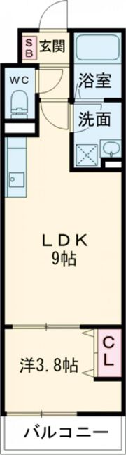フォレ郡山の間取り画像