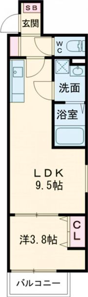 フォレ郡山の間取り画像