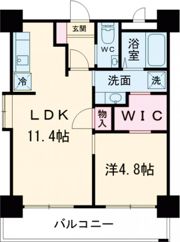 プレミアムタワー佐賀駅北の間取り画像
