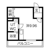 メリディアンなないろの里伍番館の間取り画像