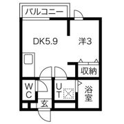 メリディアン岩沼弐番館の間取り画像