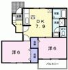 タウン樹Bの間取り画像
