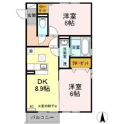 リジエール西仙北の間取り画像