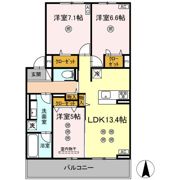 TORISIA T Northの間取り画像