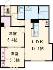 ラヴィータMの間取り画像