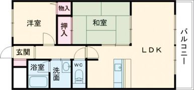 ライオンズマンション佐古六番町の間取り画像