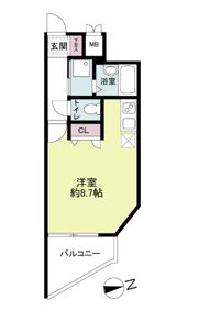 レジディア博多の間取り画像