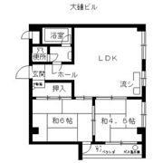 大鐘ビルの間取り画像
