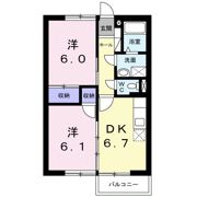 アローラⅠの間取り画像