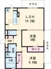 リサイアⅡの間取り画像