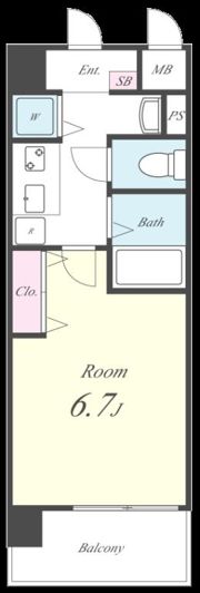 クレベール(川越市)の間取り画像