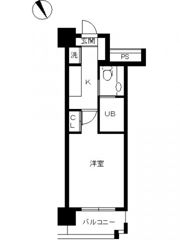スカイコート新宿壱番館の間取り画像