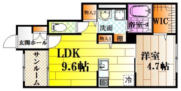 ヴェリテアムールⅡの間取り画像