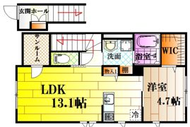 ヴェリテアムールⅡの間取り画像