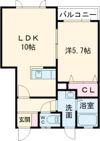 ハイツj&tの間取り画像