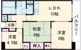 津崎マンションの間取り画像