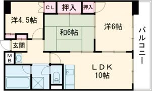 津崎マンションの間取り画像