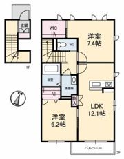 スカイフィールド2の間取り画像