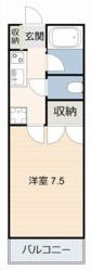 奥田アパートメント1の間取り画像