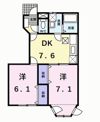 ファミールBの間取り画像