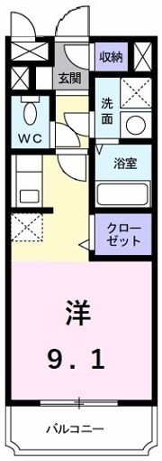 レスポワールFの間取り画像