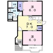 サンハイツケヅカEの間取り画像