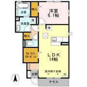 フィオーレ Bの間取り画像