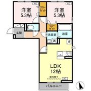 カサヴェールの間取り画像