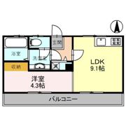 グリーンハイツ北村の間取り画像