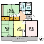 コーポラス多治米の間取り画像