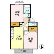 スカイコート38 C棟の間取り画像
