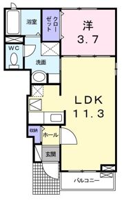ソレイユ苗代の間取り画像