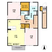 セント・レークの間取り画像