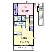 十王アパルトマンの間取り画像