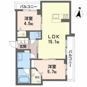 コンフォルト 大元駅【住居表示未定】の間取り画像