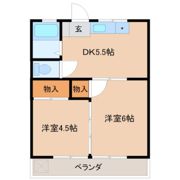 英進ハイツの間取り画像