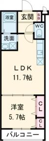 エルデ 高松東の間取り画像