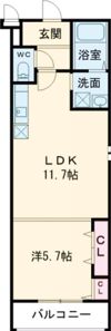 エルデ 高松東の間取り画像