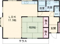 秋川コーポの間取り画像