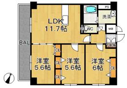ASプレミアム関屋金衛町の間取り画像