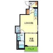 ウエストパークの間取り画像