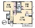 パールハイツ J棟の間取り画像