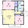 メゾンみやびDの間取り画像