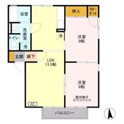 メゾン･ド･ラフィーネ Bの間取り画像