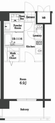 エンクレスト天神MODEの間取り画像