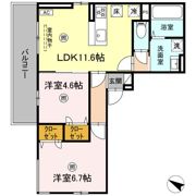 ラックランド D-ROOMの間取り画像