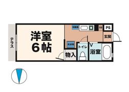 ラポールの間取り画像