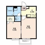 サンパーク西塚?Aの間取り画像