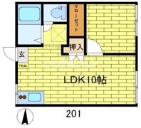 フォーシーズンズ桜町の間取り画像