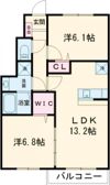 アルミック山荘（C棟）の間取り画像